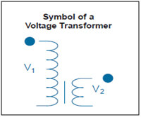Symbol of voltage transformer